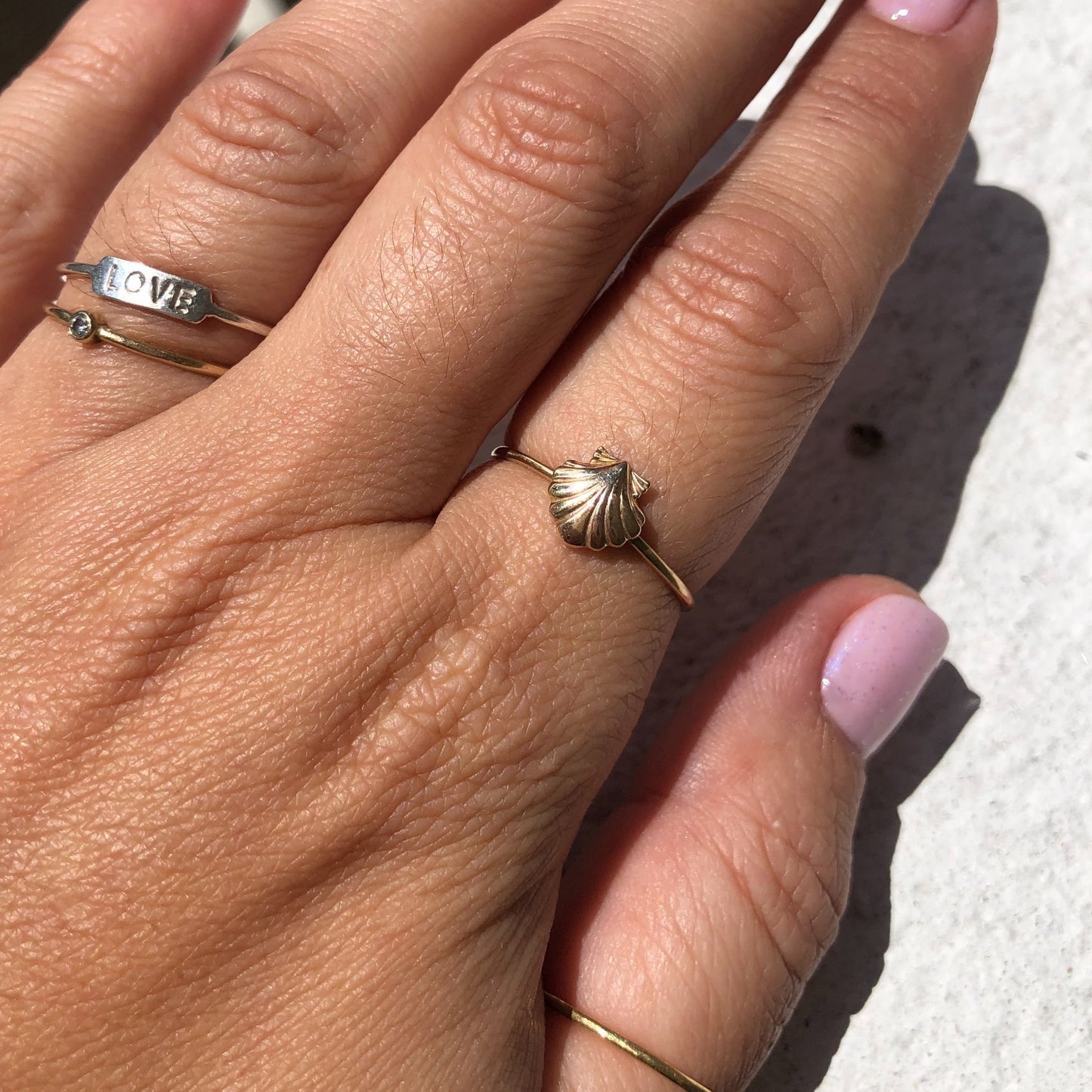 Scallop Shell ring