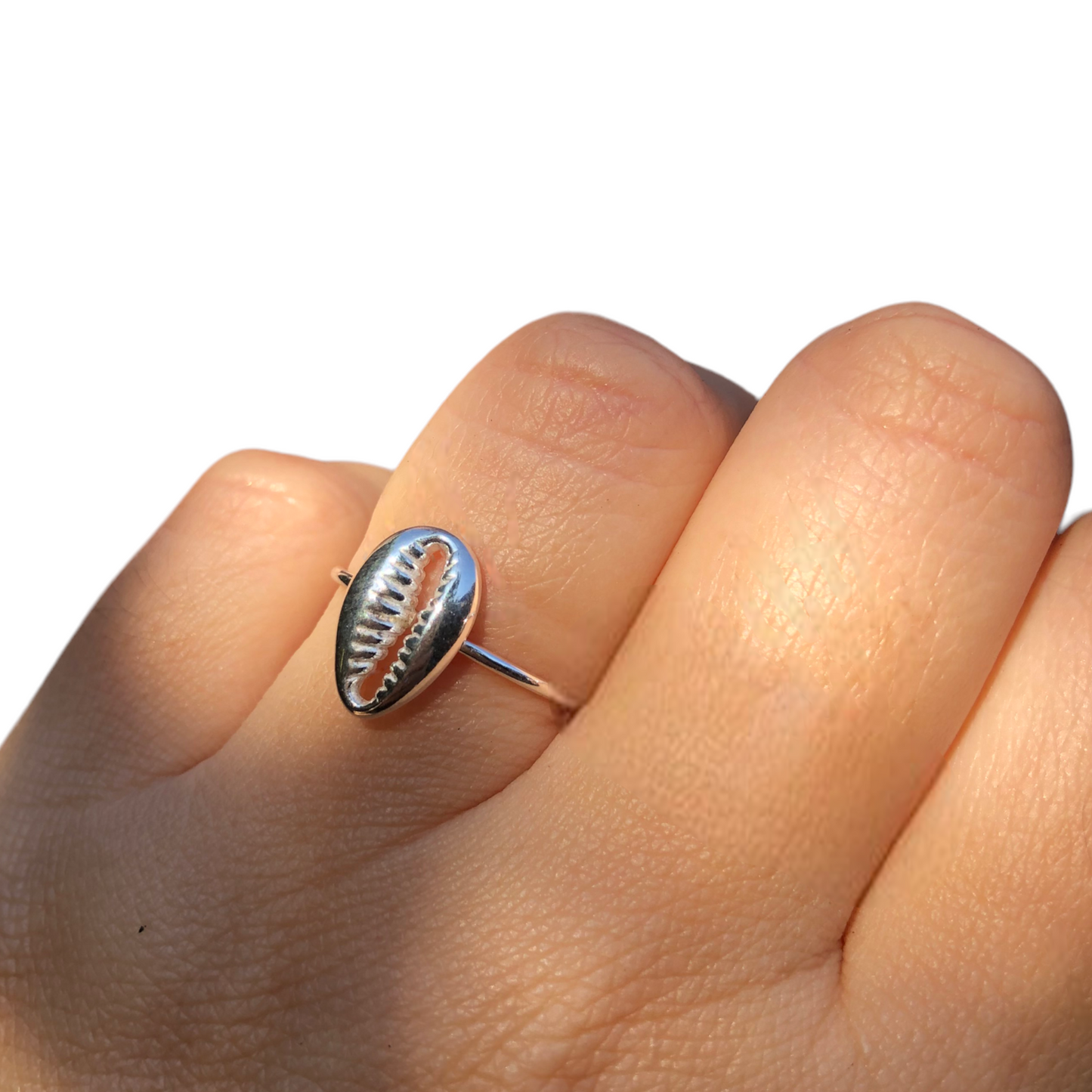 Cowrie Shell ring - Large