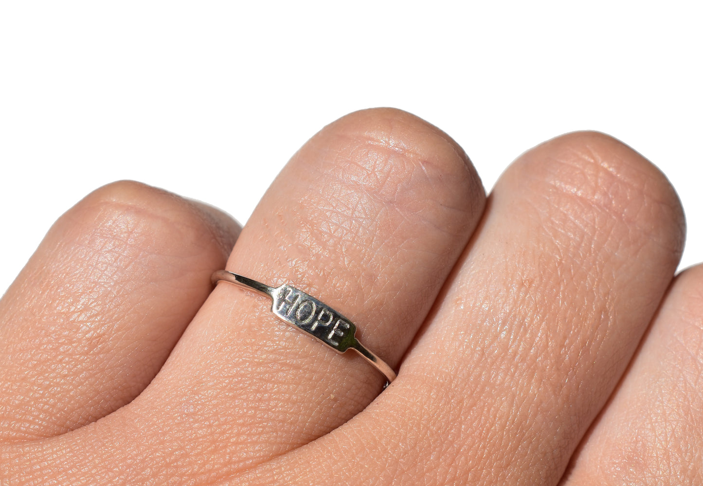 Hope stamp ring