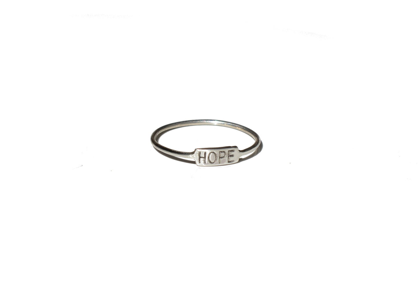 Hope stamp ring