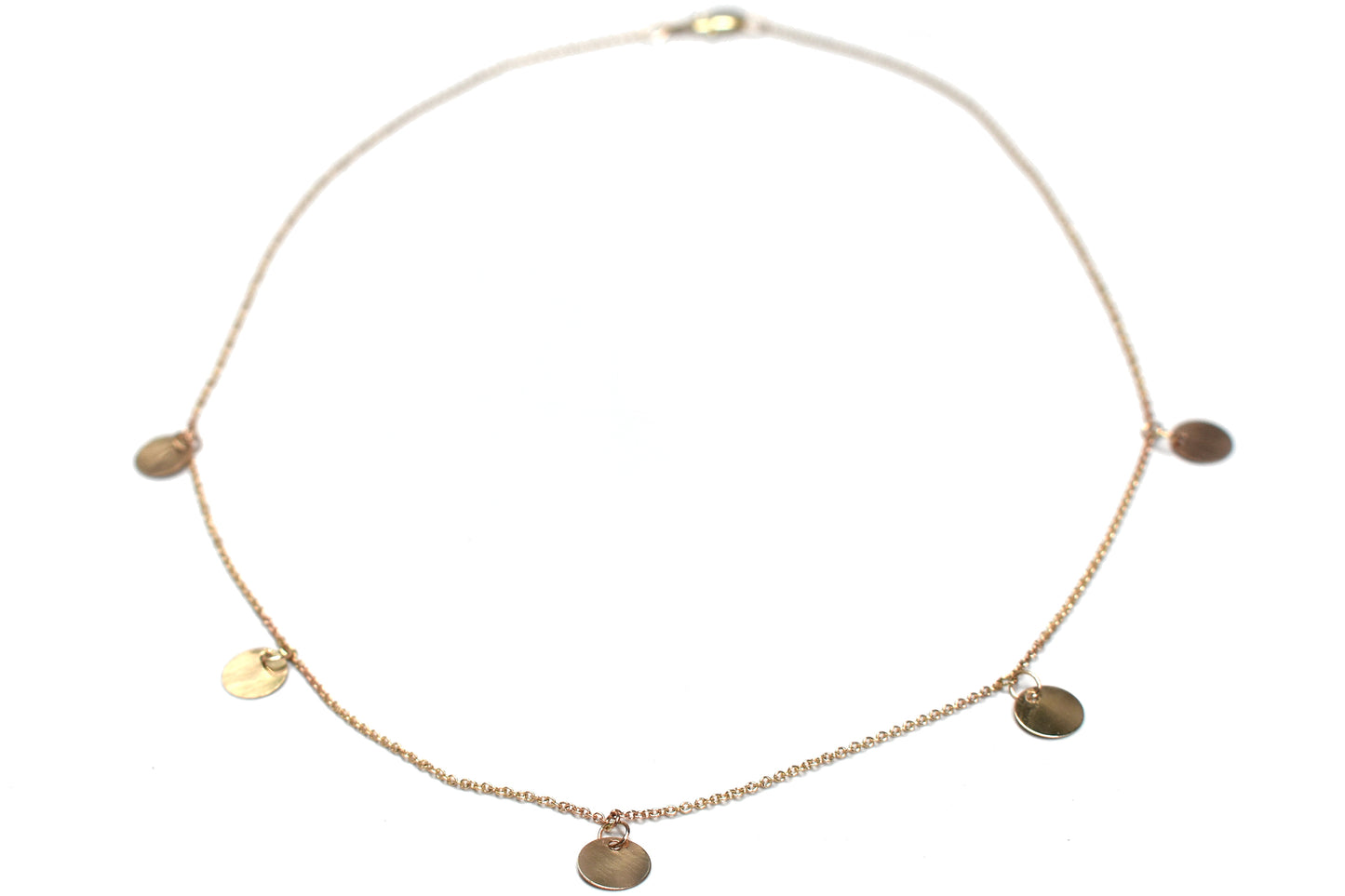 Round charms necklace
