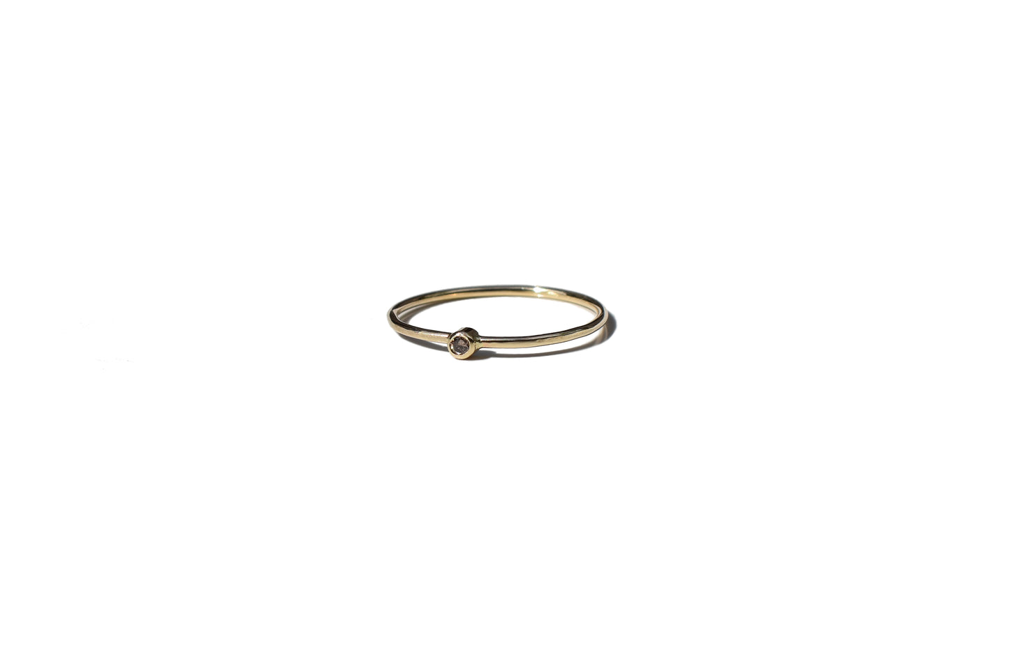 Diamond Solitaire - Beach jewelry handmade in Kailua-Hawaii
