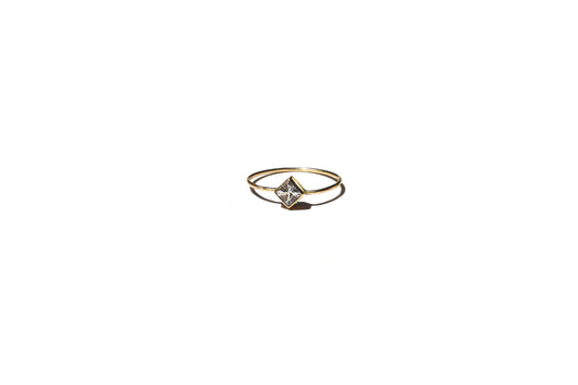 Topaz square ring