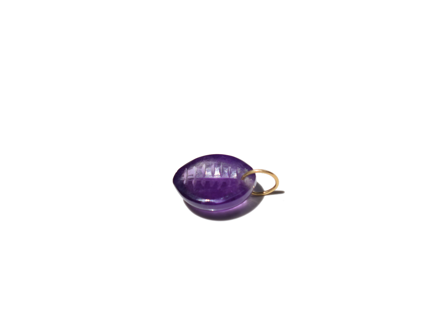 Carved Cowrie Shell Charm