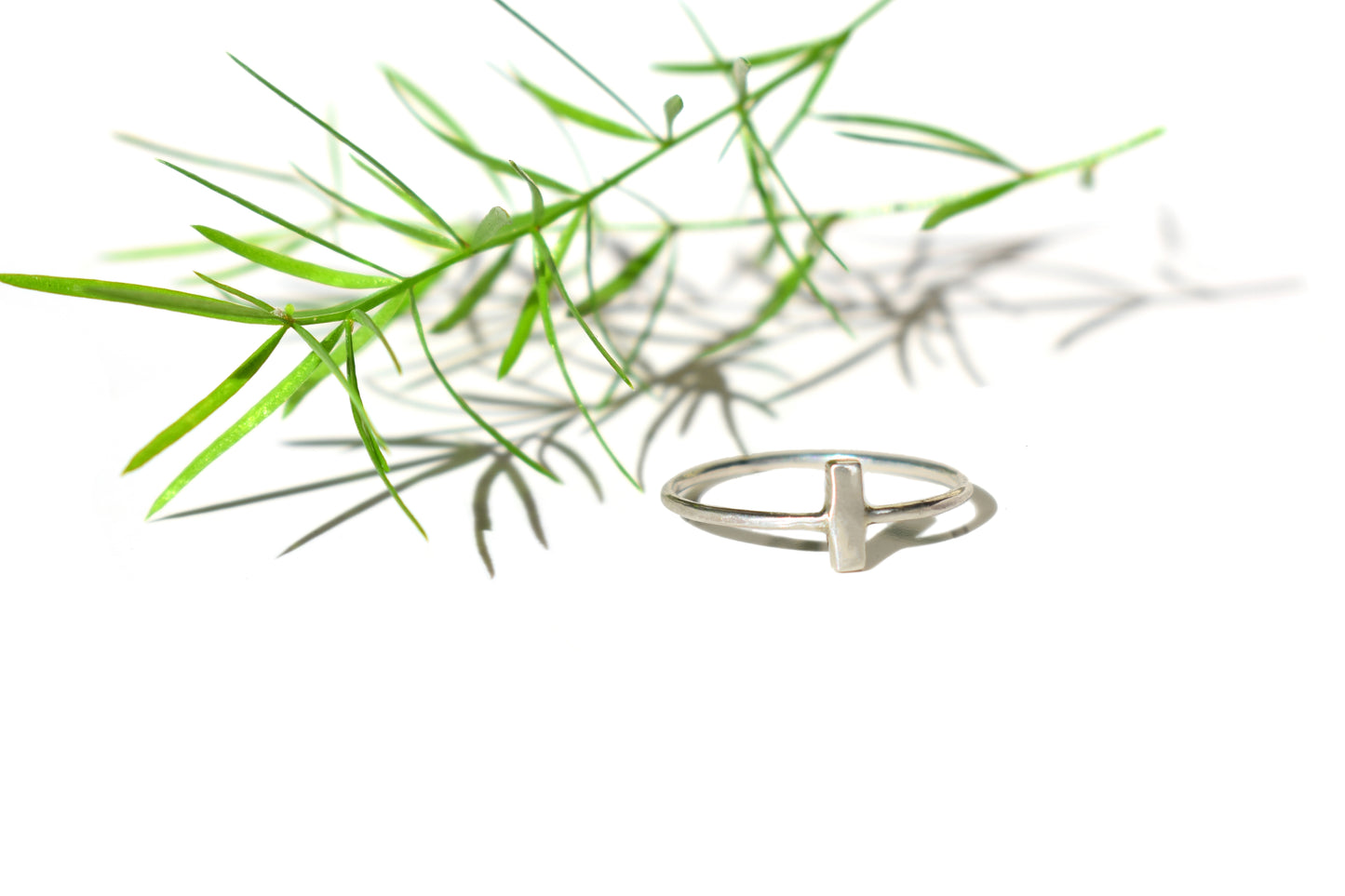 Sterling Silver bar ring