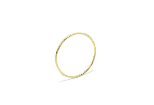 14 yellow gold classic band ring - Beach Jewelry Kailua Hawaii 
