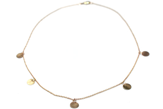 Round charms necklace